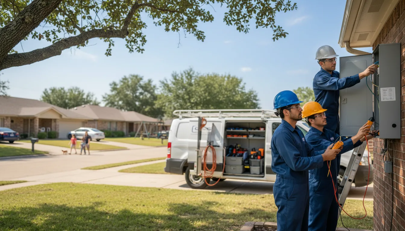 Certified electrician providing emergency electrical services in Bethalto, IL